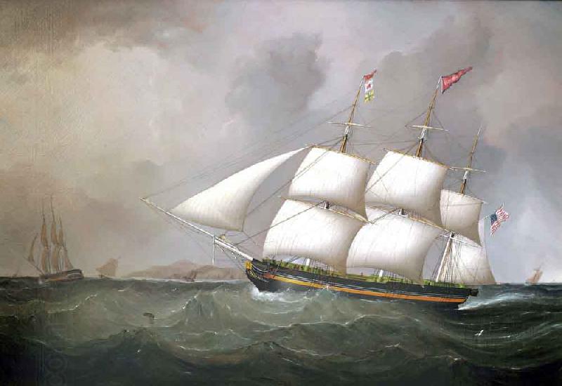 Samuel Walters American Packet VICTORIA off Holyhead China oil painting art